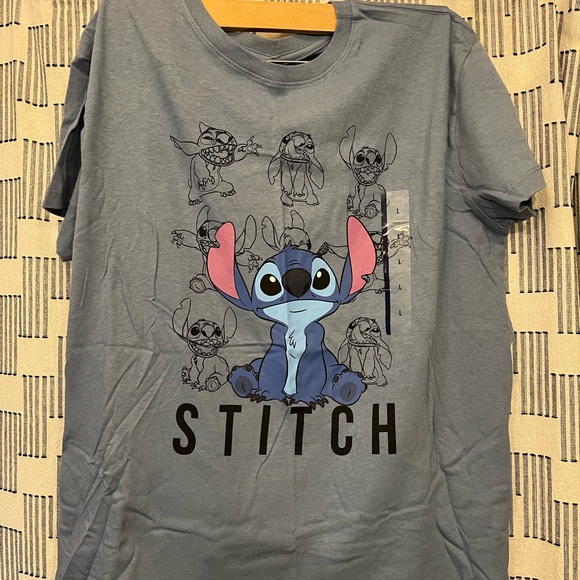 Disney Tops - NWT - Stitch Graphic T-Shirt - Blue